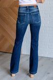 Mila Mid Rise Distressed Bootcut Jeans