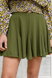 November Romance Skort in Olive