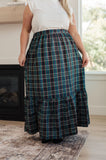 Plaid Perfection Maxi Skirt