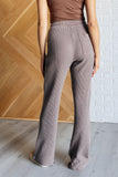 Set Process Mineral Wash Waffle Knit Pants in Brown