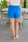 Start the Day Shorts in Blue