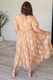 Trusting My Intuition Balloon Sleeve Dress in Camel