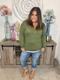 Olive Fall Sweater