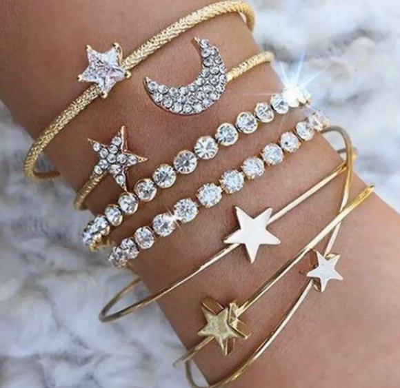 Shooting Star Stackable Bracelet