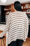 Weekend Adventure Striped Longline Cardigan