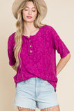 At The Fair Animal Textured Top