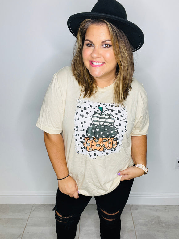 3 Little Pumpkins Graphic Top